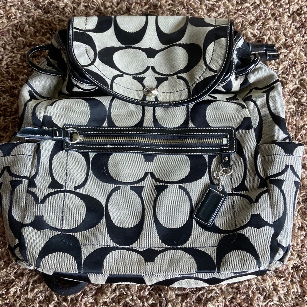 SOLD Coach mini backpack